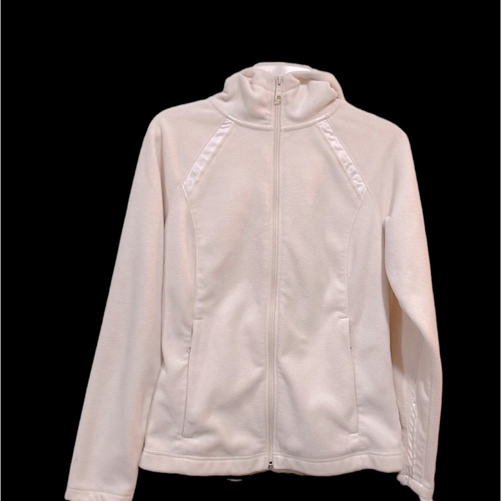 Small Columbia Full-Zip Fleece Jacket w/ Hood - Picture 2 of 8
